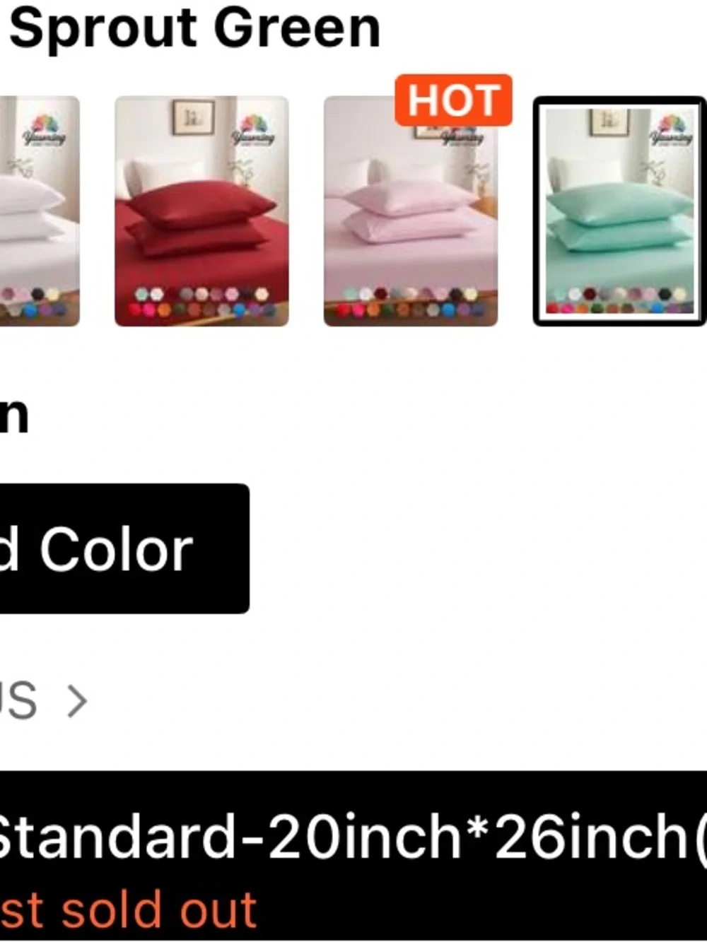 Mint Microfiber Pillowcase Pair — Soft Breathable Pillow Covers